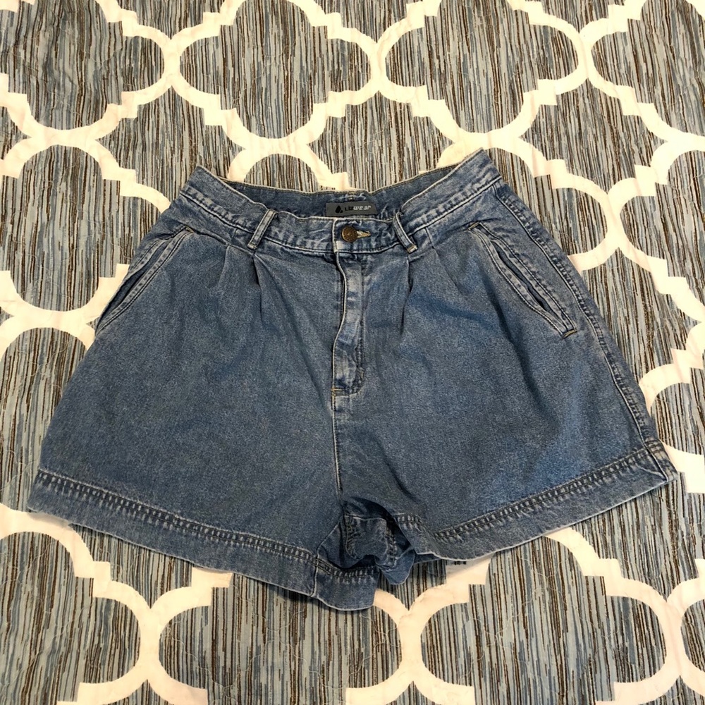 LizWear high waisted mom shorts